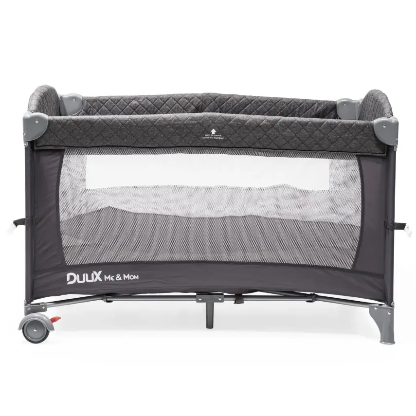 Duux Me And Mom Anne Yanı Oyun Parkı 70x120 cm Dark Grey - 4