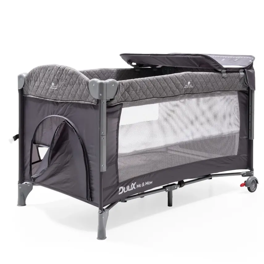 Duux Me And Mom Anne Yanı Oyun Parkı 70x120 cm Grey - 4