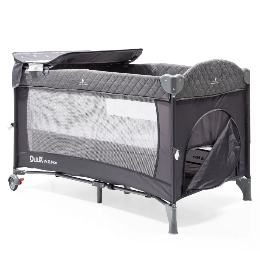 Duux Me And Mom Anne Yanı Oyun Parkı 70x120 cm Grey - 8