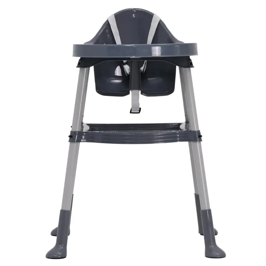 Duux Orman Desenli Portatif Katlaması Kolay Hafif 5 Nokta Emniyet Kemerli Basic Mama Sandalyesi Antrasit - 14