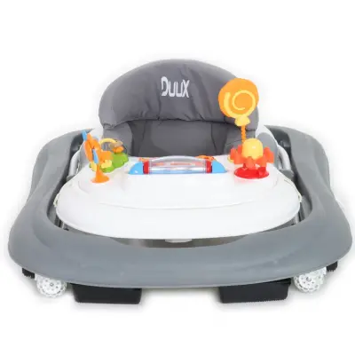 Duux Plano Oyuncaklı Müzikli 3 Kademeli Örümcek Bebek Yürüteci Beyaz - 4