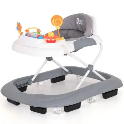 Duux Plano Oyuncaklı Müzikli 3 Kademeli Örümcek Bebek Yürüteci Beyaz