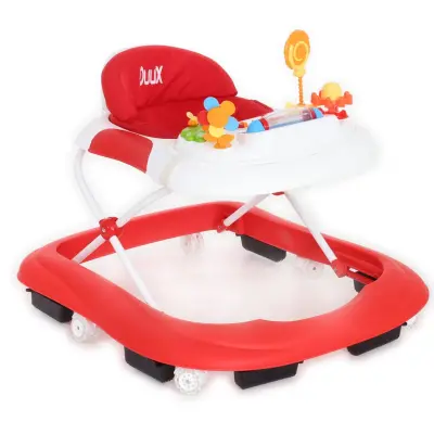 Duux Plano Oyuncaklı Müzikli 3 Kademeli Örümcek Bebek Yürüteci Kırmızı - 2