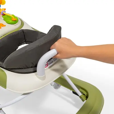 Duux Plano Oyuncaklı Müzikli 3 Kademeli Örümcek Bebek Yürüteci Yeşil - 4