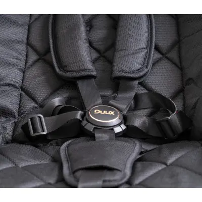 Duux Pro Max2  I-Size Çift Yönlü Kolay Katlanabilen Su Geçirmeyen Travel Sistem-Seyahat Sistem Bebek Arabası Yağmurluk Hediyeli Black - 16
