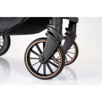 Duux Pro Max2  I-Size Çift Yönlü Kolay Katlanabilen Su Geçirmeyen Travel Sistem-Seyahat Sistem Bebek Arabası Yağmurluk Hediyeli Black - 19