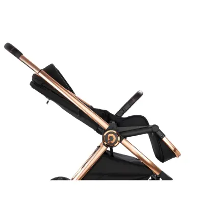 Duux Pro Max2  I-Size Çift Yönlü Kolay Katlanabilen Su Geçirmeyen Travel Sistem-Seyahat Sistem Bebek Arabası Yağmurluk Hediyeli Black - 25