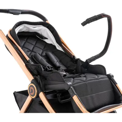 Duux Pro Max2  I-Size Çift Yönlü Kolay Katlanabilen Su Geçirmeyen Travel Sistem-Seyahat Sistem Bebek Arabası Yağmurluk Hediyeli Black - 26