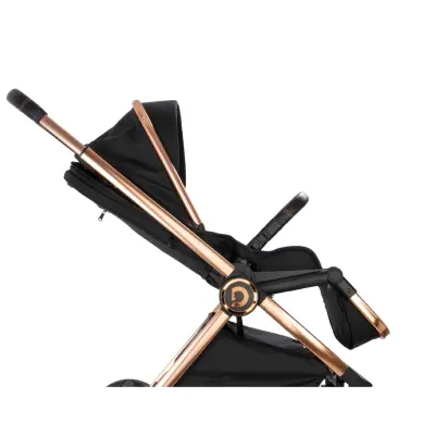 Duux Pro Max2  I-Size Çift Yönlü Kolay Katlanabilen Su Geçirmeyen Travel Sistem-Seyahat Sistem Bebek Arabası Yağmurluk Hediyeli Black - 15