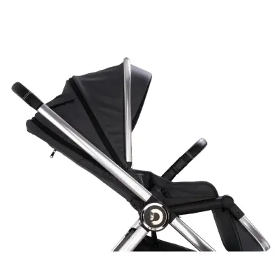 Duux Pro Max2  I-Size Çift Yönlü Kolay Katlanabilen Su Geçirmeyen Travel Sistem-Seyahat Sistem Bebek Arabası Yağmurluk Hediyeli Dark Grey - 4