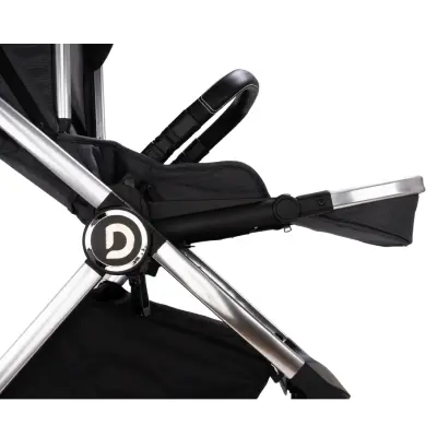Duux Pro Max2  I-Size Çift Yönlü Kolay Katlanabilen Su Geçirmeyen Travel Sistem-Seyahat Sistem Bebek Arabası Yağmurluk Hediyeli Dark Grey - 10