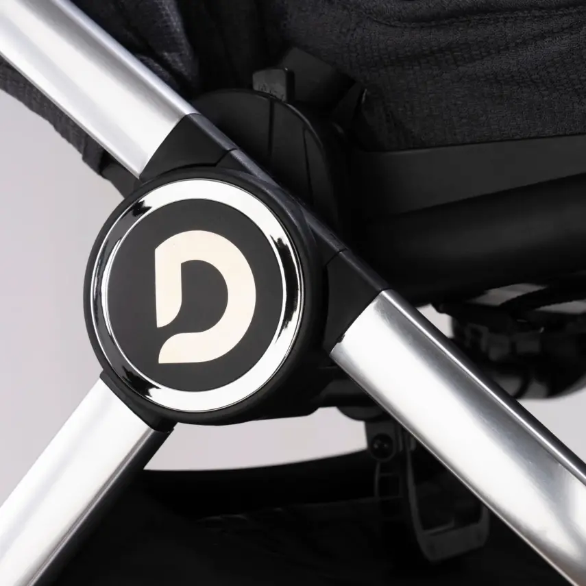 Duux Pro Max2  I-Size Çift Yönlü Kolay Katlanabilen Su Geçirmeyen Travel Sistem-Seyahat Sistem Bebek Arabası Yağmurluk Hediyeli Dark Grey - 14