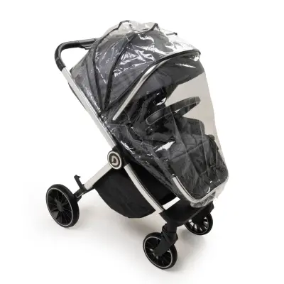 Duux Pro Max2  I-Size Çift Yönlü Kolay Katlanabilen Su Geçirmeyen Travel Sistem-Seyahat Sistem Bebek Arabası Yağmurluk Hediyeli Dark Grey - 20