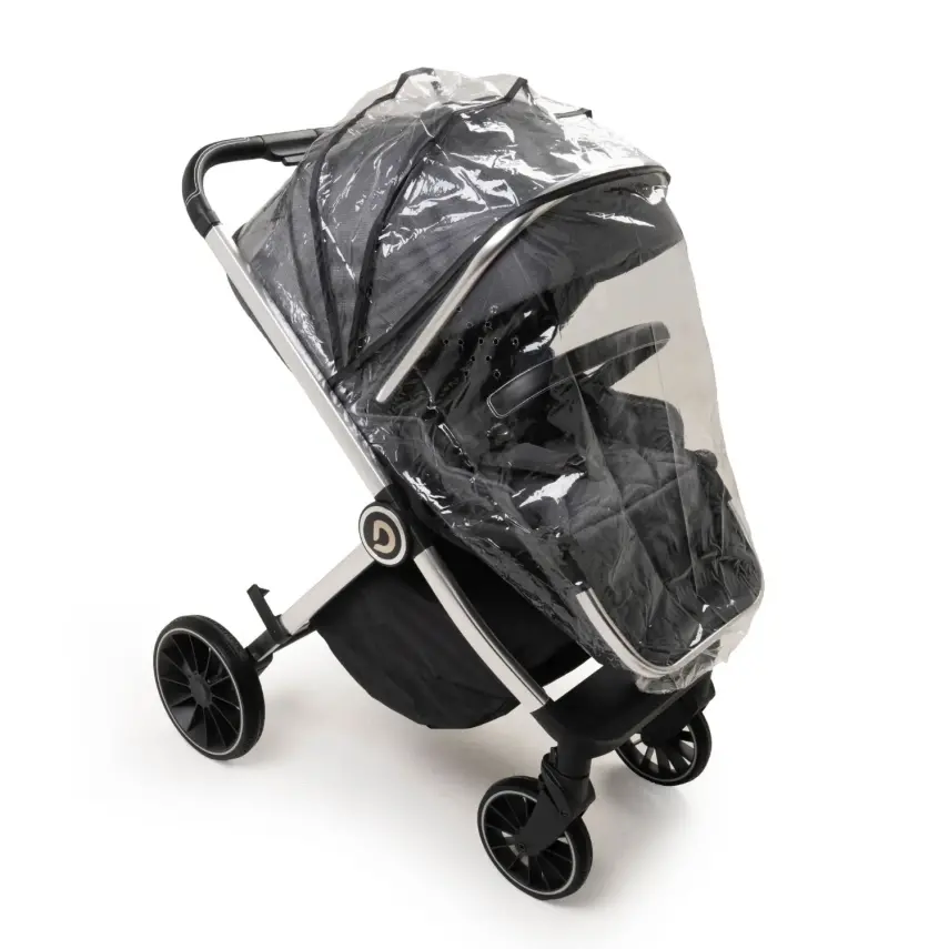 Duux Pro Max2  I-Size Çift Yönlü Kolay Katlanabilen Su Geçirmeyen Travel Sistem-Seyahat Sistem Bebek Arabası Yağmurluk Hediyeli Dark Grey - 20
