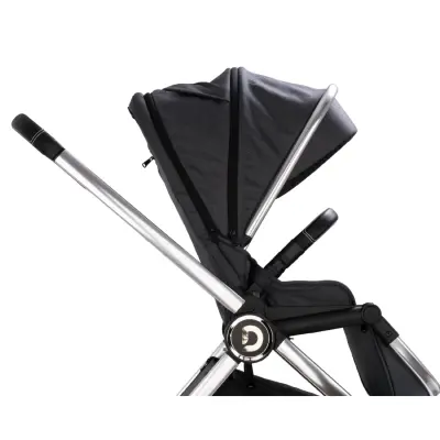 Duux Pro Max2  I-Size Çift Yönlü Kolay Katlanabilen Su Geçirmeyen Travel Sistem-Seyahat Sistem Bebek Arabası Yağmurluk Hediyeli Dark Grey - 8