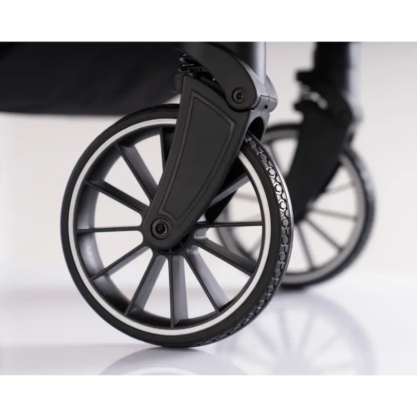 Duux Pro Max2  I-Size Çift Yönlü Kolay Katlanabilen Su Geçirmeyen Travel Sistem-Seyahat Sistem Bebek Arabası Yağmurluk Hediyeli Dark Grey - 26