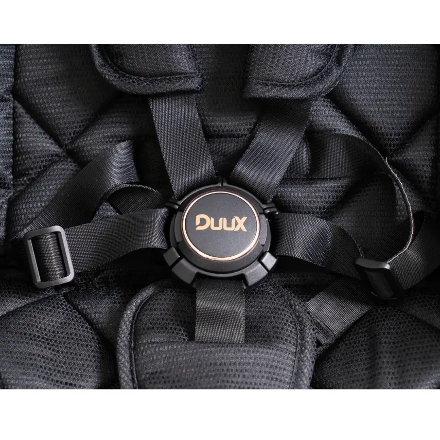 Duux Pro Max2  I-Size Çift Yönlü Kolay Katlanabilen Su Geçirmeyen Travel Sistem-Seyahat Sistem Bebek Arabası Yağmurluk Hediyeli Dark Grey - 25