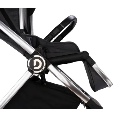 Duux Pro Max2  I-Size Çift Yönlü Kolay Katlanabilen Su Geçirmeyen Travel Sistem-Seyahat Sistem Bebek Arabası Yağmurluk Hediyeli Dark Grey - 17