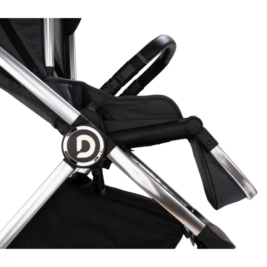 Duux Pro Max2  I-Size Çift Yönlü Kolay Katlanabilen Su Geçirmeyen Travel Sistem-Seyahat Sistem Bebek Arabası Yağmurluk Hediyeli Dark Grey - 17