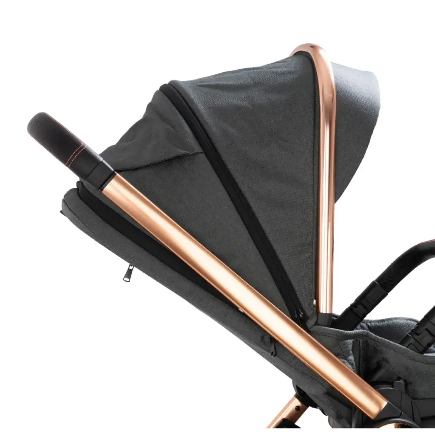 Duux Pro Max2  I-Size Çift Yönlü Kolay Katlanabilen Su Geçirmeyen Travel Sistem-Seyahat Sistem Bebek Arabası Yağmurluk Hediyeli Green - 6