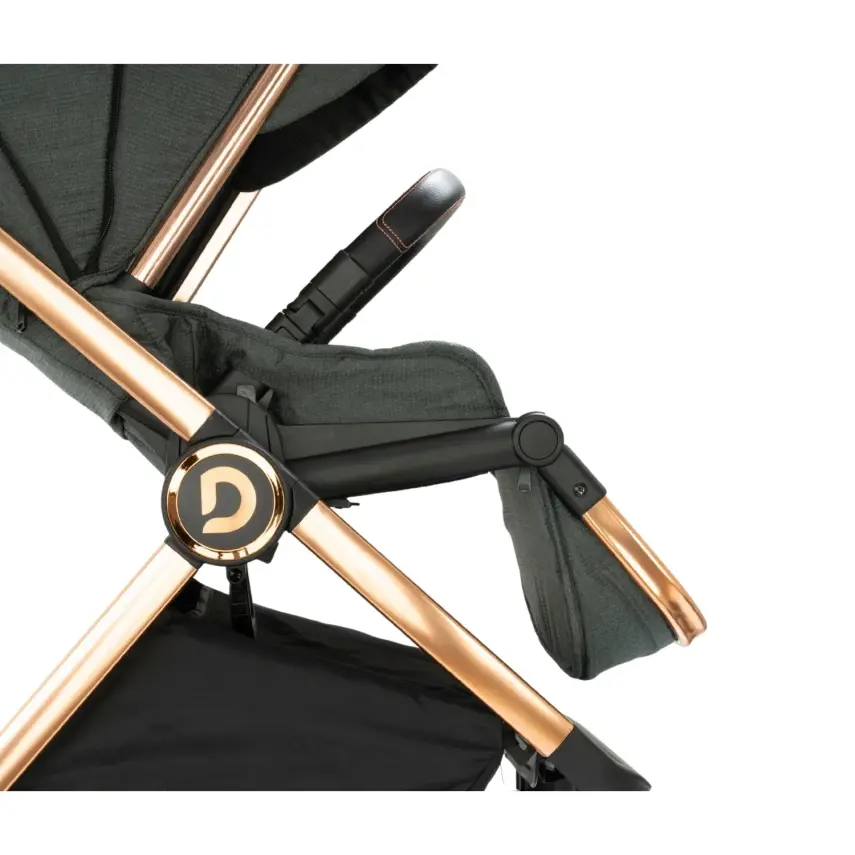 Duux Pro Max2  I-Size Çift Yönlü Kolay Katlanabilen Su Geçirmeyen Travel Sistem-Seyahat Sistem Bebek Arabası Yağmurluk Hediyeli Green - 14