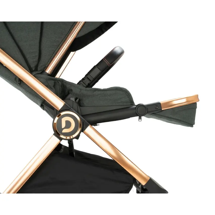 Duux Pro Max2  I-Size Çift Yönlü Kolay Katlanabilen Su Geçirmeyen Travel Sistem-Seyahat Sistem Bebek Arabası Yağmurluk Hediyeli Green - 12