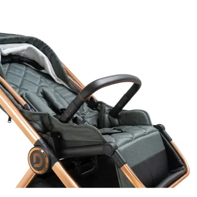 Duux Pro Max2  I-Size Çift Yönlü Kolay Katlanabilen Su Geçirmeyen Travel Sistem-Seyahat Sistem Bebek Arabası Yağmurluk Hediyeli Green - 22
