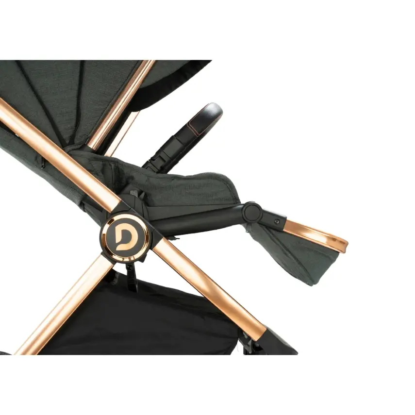 Duux Pro Max2  I-Size Çift Yönlü Kolay Katlanabilen Su Geçirmeyen Travel Sistem-Seyahat Sistem Bebek Arabası Yağmurluk Hediyeli Green - 9