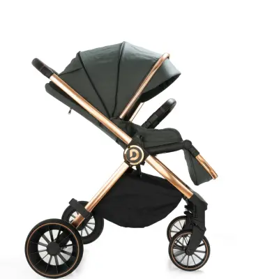 Duux Pro Max2  I-Size Çift Yönlü Kolay Katlanabilen Su Geçirmeyen Travel Sistem-Seyahat Sistem Bebek Arabası Yağmurluk Hediyeli Green - 16