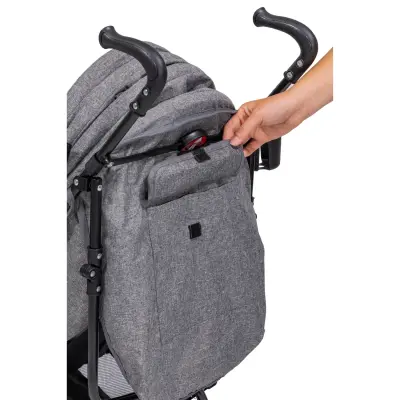 Duux Siena 0-3 Yaş Hafif Puset Baston Bebek Arabası Tam Yatar – Ön Barlı Gri - 9