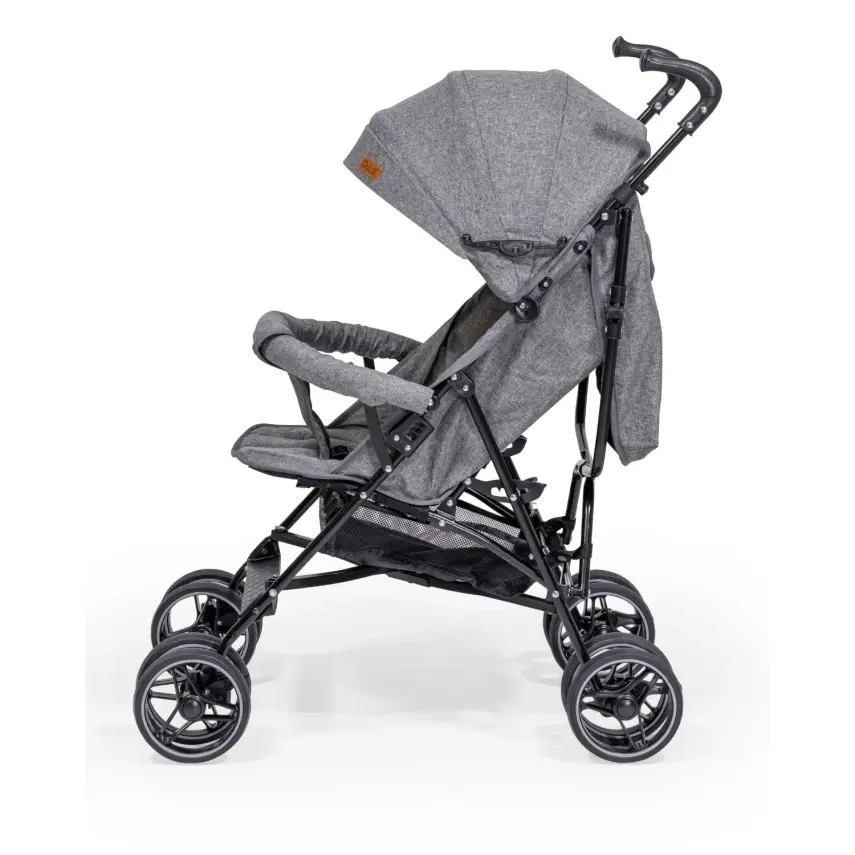 Duux Siena 0-3 Yaş Hafif Puset Baston Bebek Arabası Tam Yatar – Ön Barlı Gri - 11