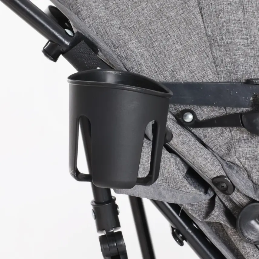 Duux Siena 0-3 Yaş Hafif Puset Baston Bebek Arabası Tam Yatar – Ön Barlı Gri - 6