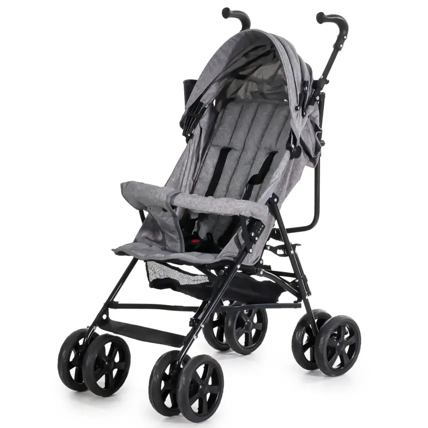 Duux Siena 0-3 Yaş Hafif Puset Baston Bebek Arabası Tam Yatar – Ön Barlı Gri - 12