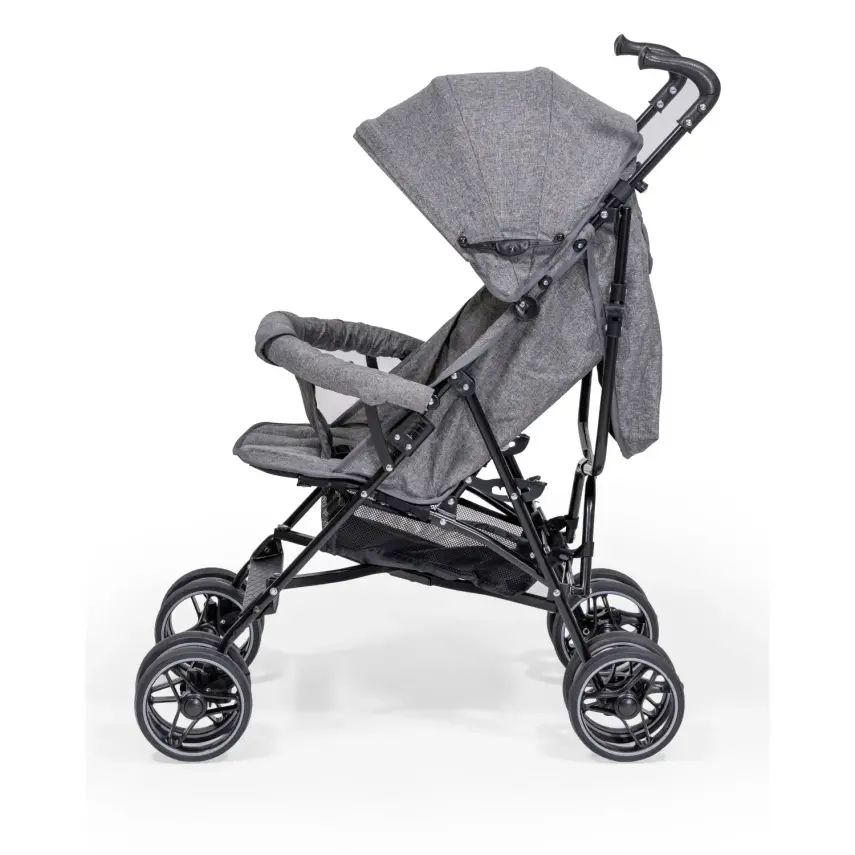 Duux Siena 0-3 Yaş Hafif Puset Baston Bebek Arabası Tam Yatar – Ön Barlı Gri - 21