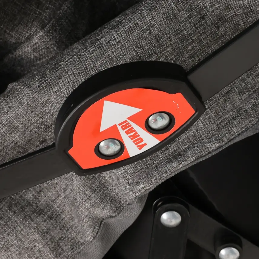 Duux Siena 0-3 Yaş Hafif Puset Baston Bebek Arabası Tam Yatar – Ön Barlı Gri - 8