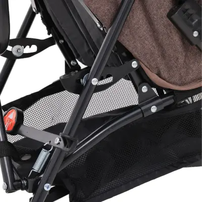 Duux Siena 0-3 Yaş Hafif Puset Baston Bebek Arabası Tam Yatar – Ön Barlı Kahverengi - 7