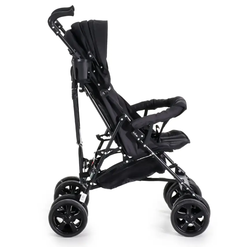 Duux Siena 0-3 Yaş Hafif Puset Baston Bebek Arabası Tam Yatar – Ön Barlı  Siyah - 14