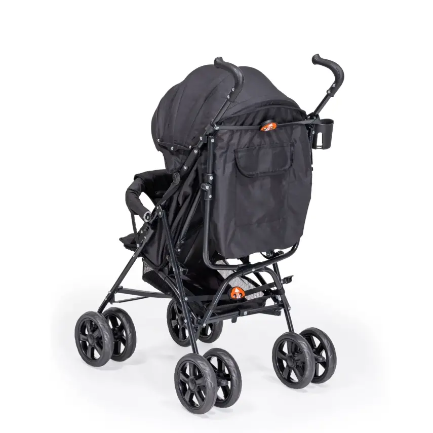 Duux Siena 0-3 Yaş Hafif Puset Baston Bebek Arabası Tam Yatar – Ön Barlı  Siyah - 21