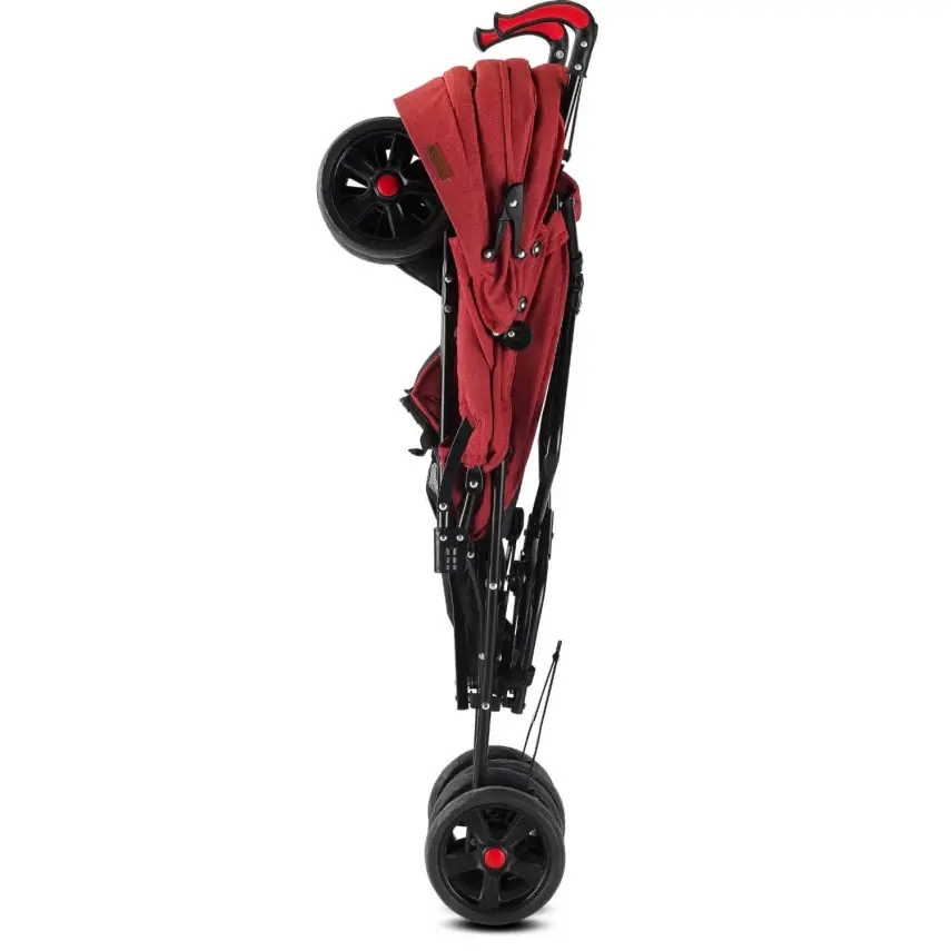 Duux Siena Hafif 15 Kg Kadar Taşıma Kapasiteli Doğumdan 3 Yaşına Kadar Kullanılabilen Baston Bebek Arabası Kırmızı - 4