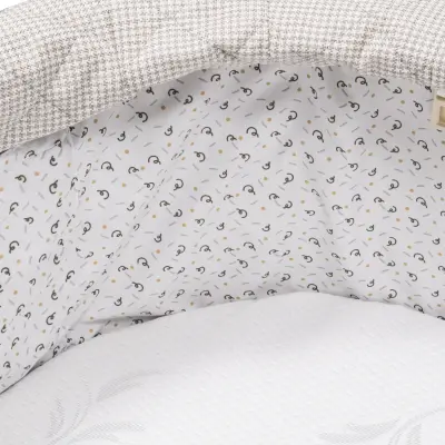 Duux Terra Anne Yanı Ahşap Beşik Gri - 2