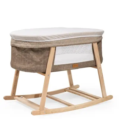 Duux Terra Anne Yanı Ahşap Beşik Kahverengi - 3