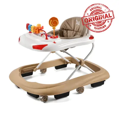 Duux Tobby Oyuncaklı Müzikli 3 Kademeli Örümcek Bebek Yürüteci Kahverengi - 2