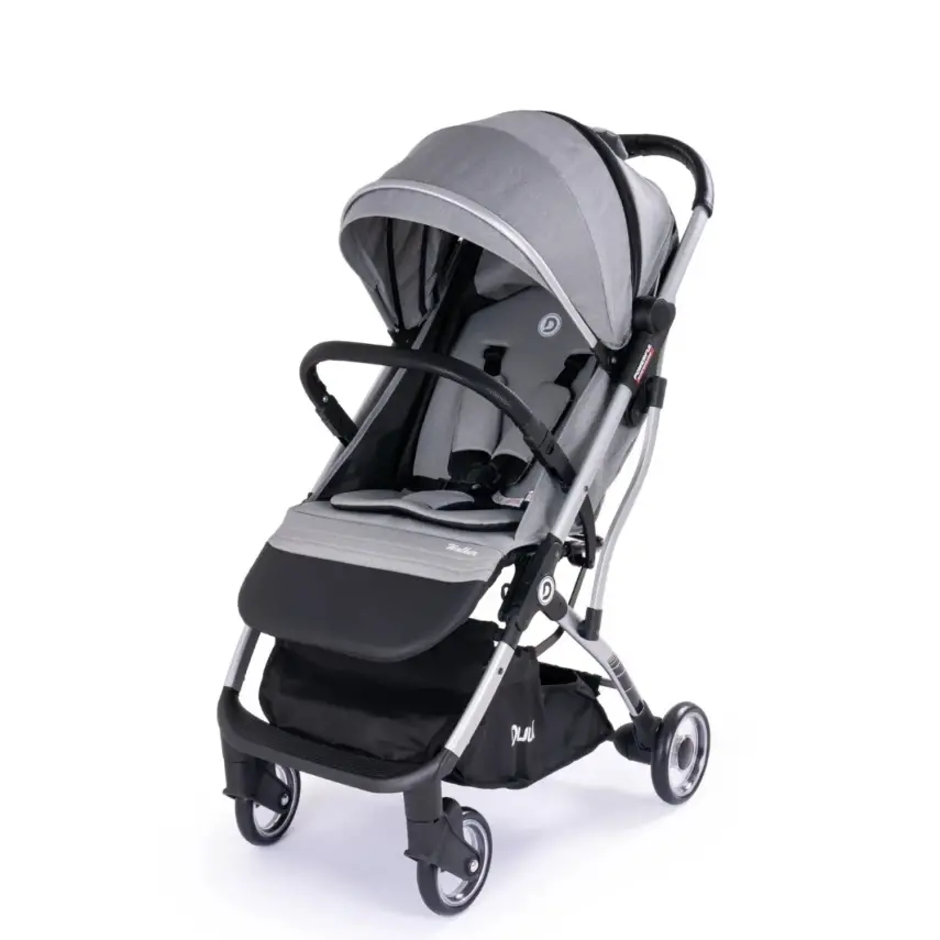 Duux Walker Tek Elle Katlanabilir Kabin Bebek Arabası Gri - 1