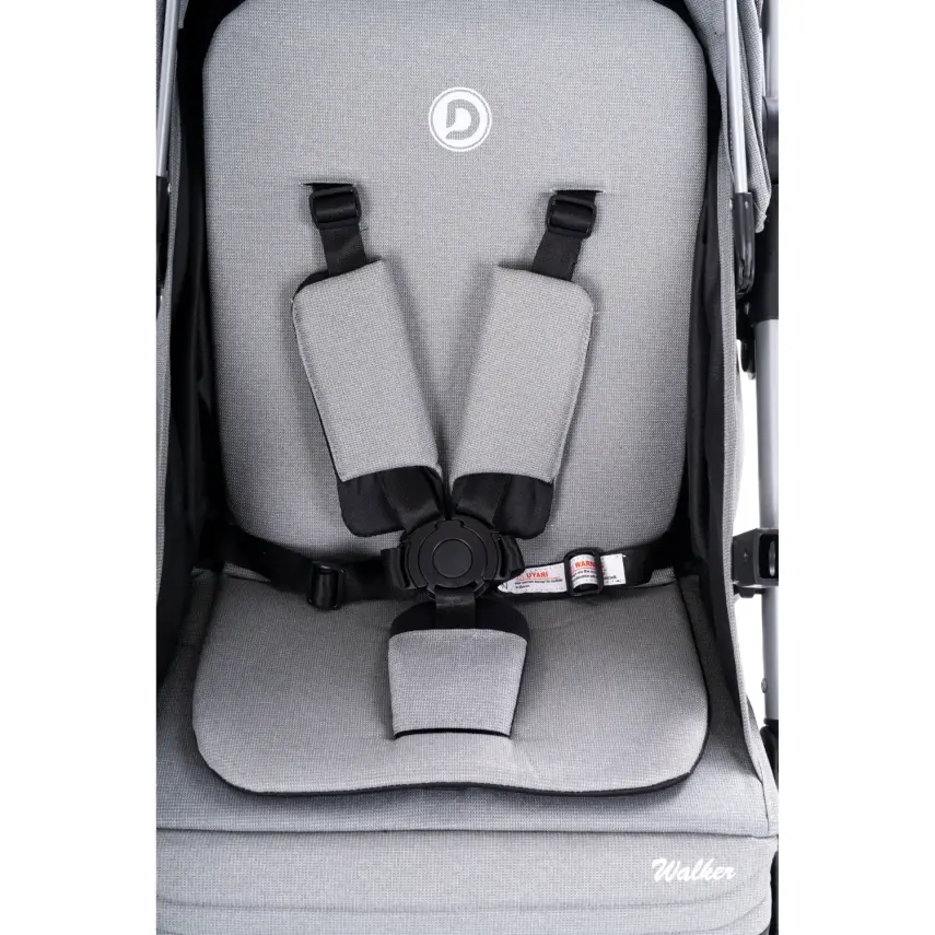 Duux Walker Tek Elle Katlanabilir Kabin Bebek Arabası Gri - 14