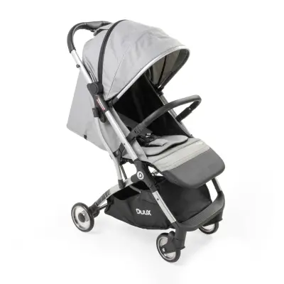 Duux Walker Tek Elle Katlanabilir Kabin Bebek Arabası Gri - 21
