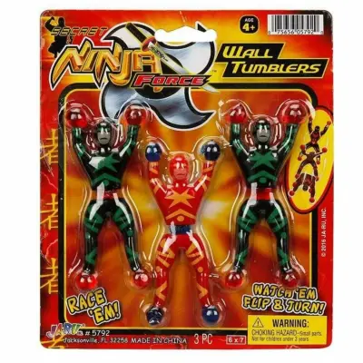 Duvara Yapışan Taklacı Ninja 3 Lü