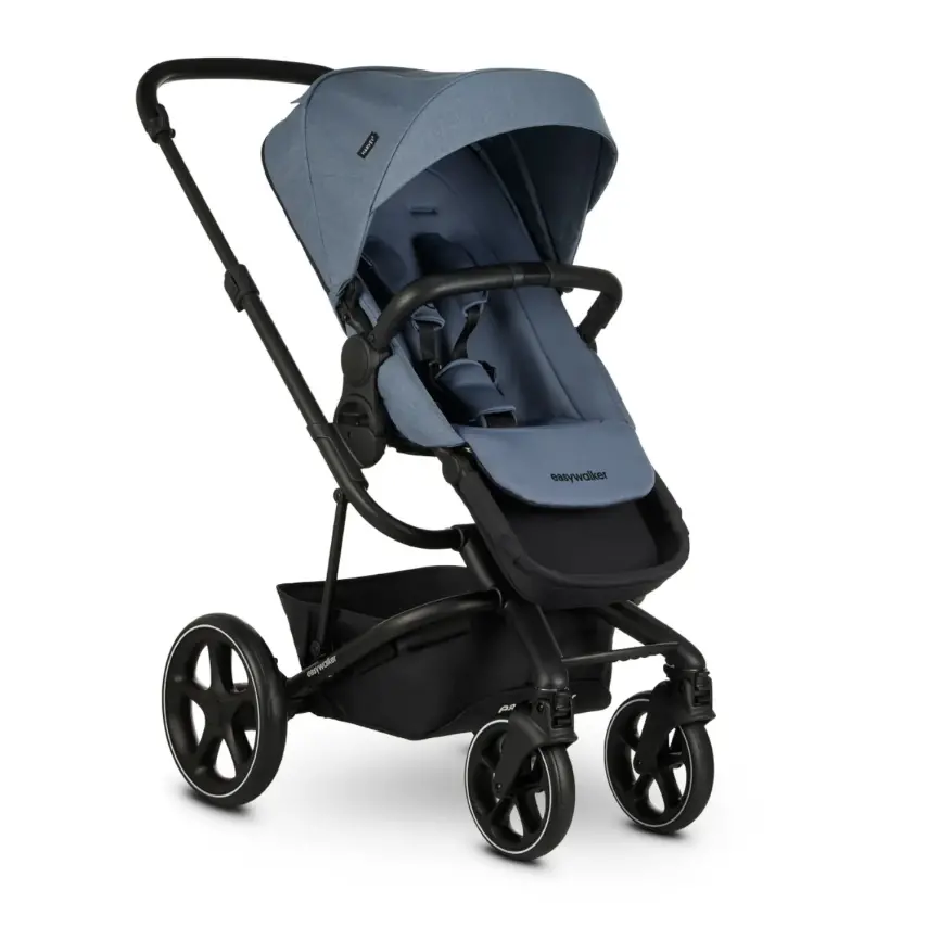 Easywalker Harvey3 Çift Yönlü Kolay Katlanabilen Konpakt Bebek Arabası Steel Blue - 1