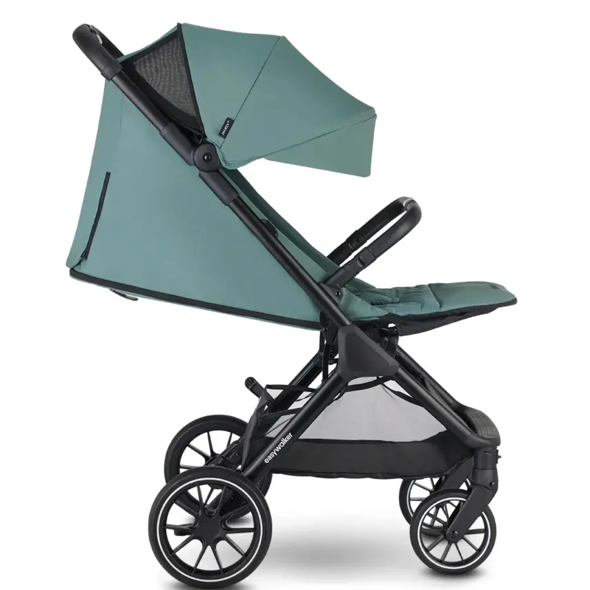 Easywalker Jackey XL Tek Tuşla Katlanabilen Kabin Boy Bebek Arabası Forest Green - 4