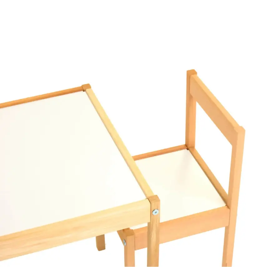 Edu Ahşap Masa Sandalye Seti - 6