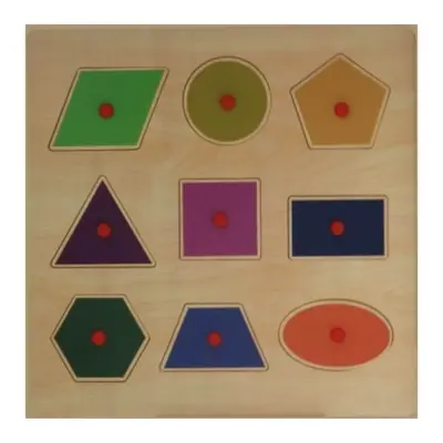 Edu Ahşap Tutmalı Geometrik Şekiller